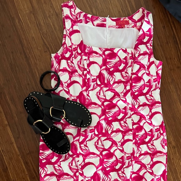 Italian Pink and White Dress - Picture 5 of 12